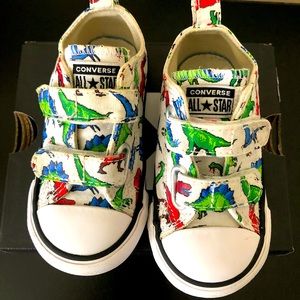 Converse toddler snickers.